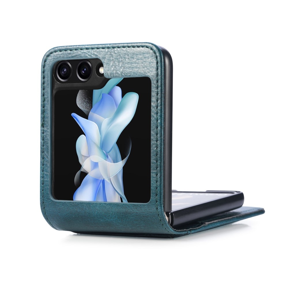 Coque portefeuille Samsung Galaxy Z Flip 6, vert