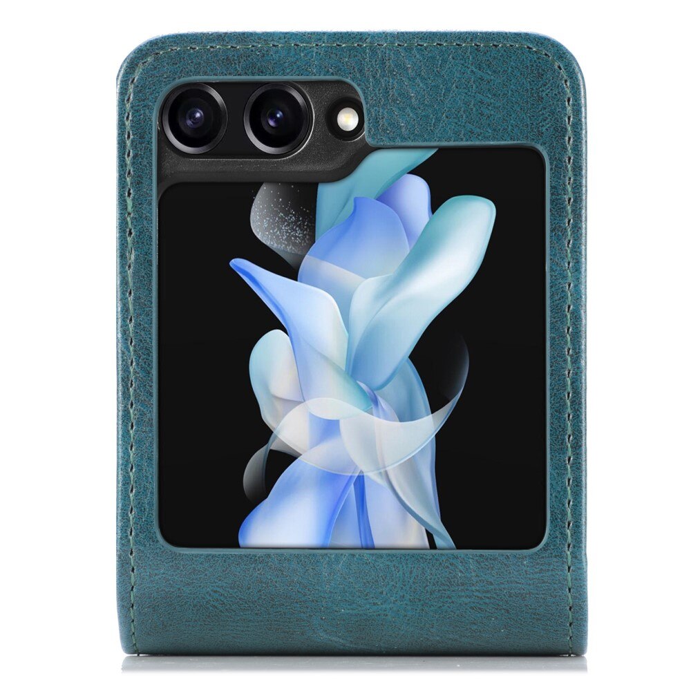 Coque portefeuille Samsung Galaxy Z Flip 6, vert
