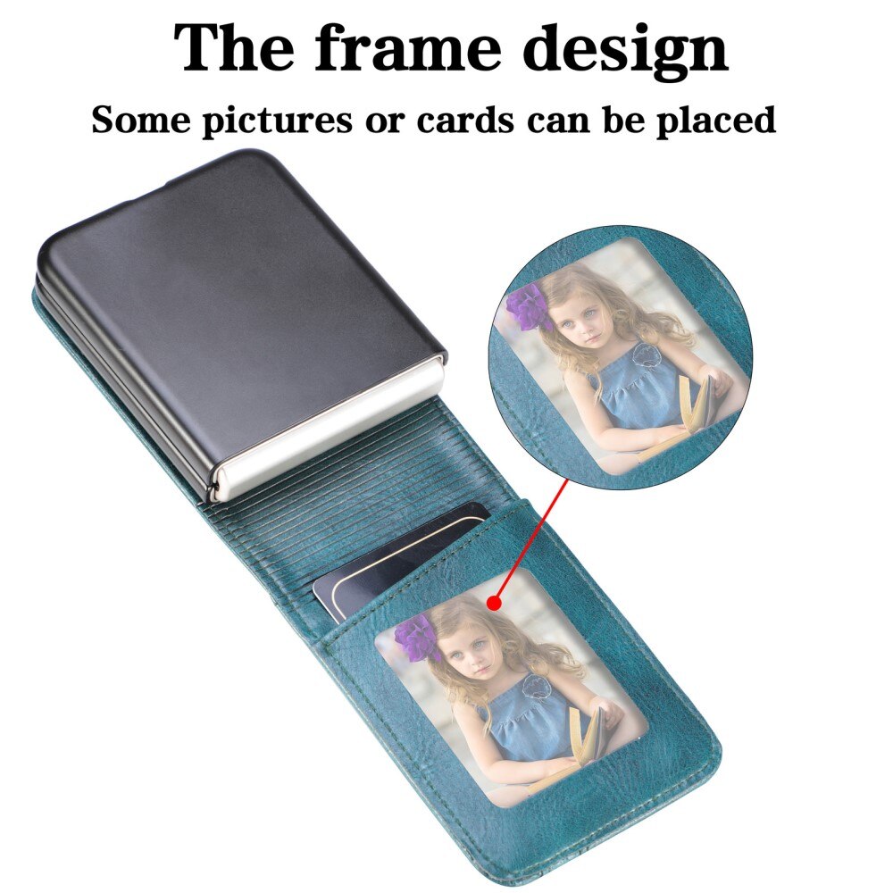 Coque portefeuille Samsung Galaxy Z Flip 6, vert