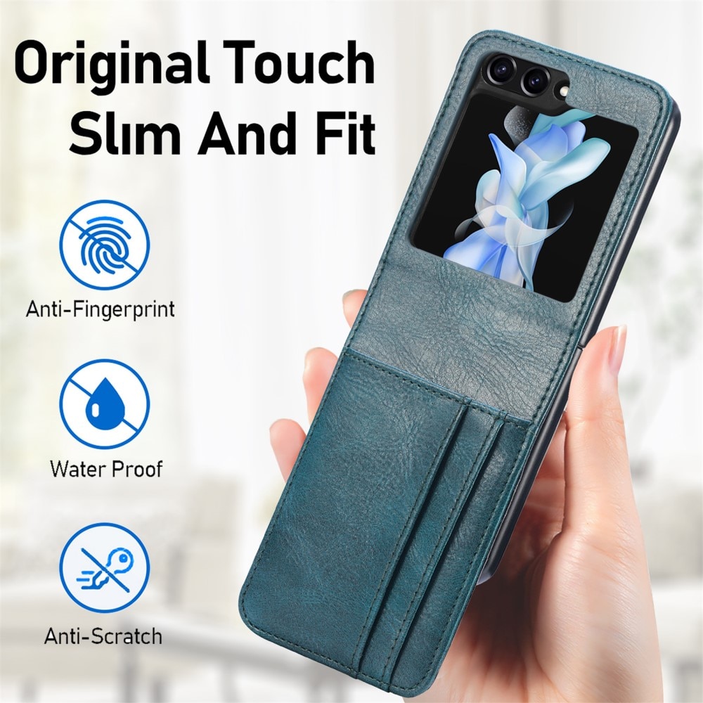 Coque portefeuille Samsung Galaxy Z Flip 6, vert