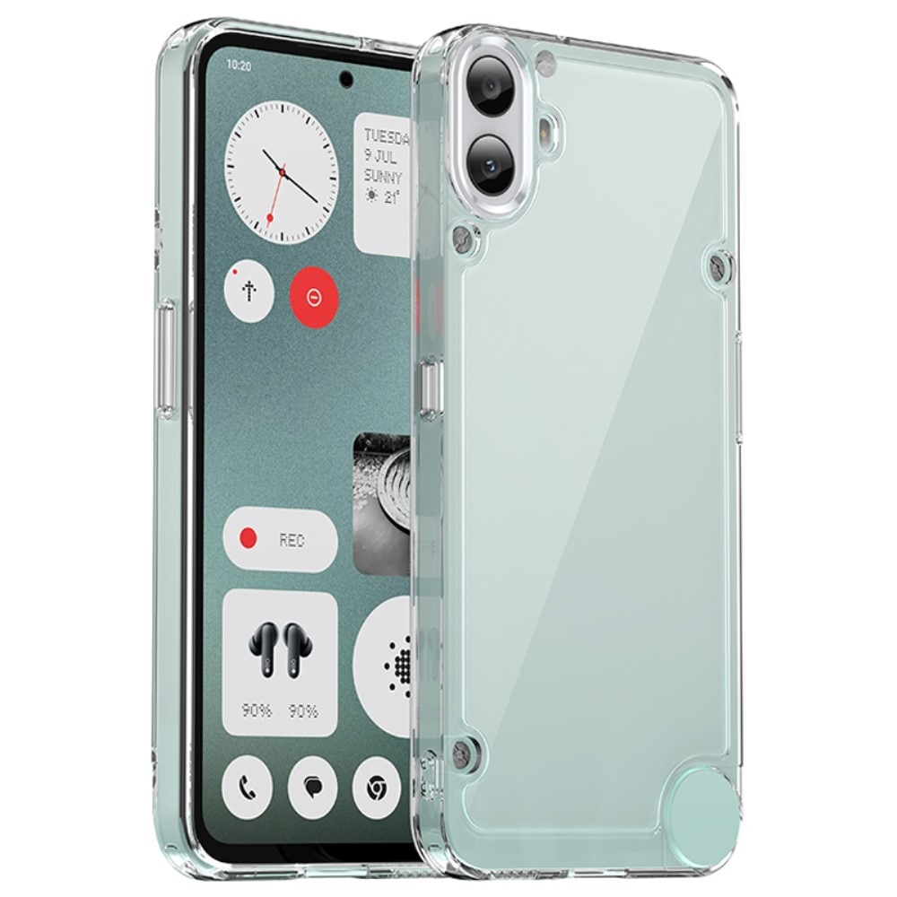 Coque hybride pour Nothing CMF Phone 1, transparent