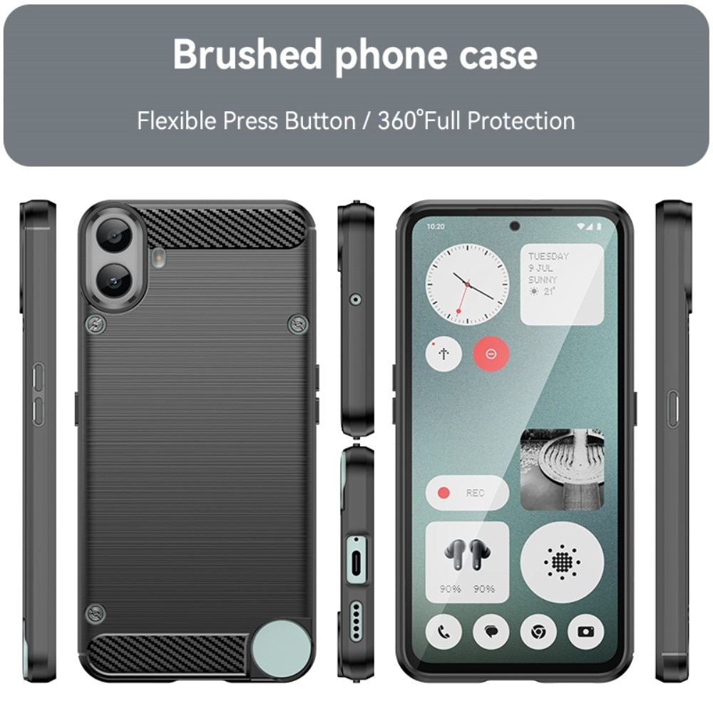 Coque TPU Brushed Nothing CMF Phone 1, [FÄRG}