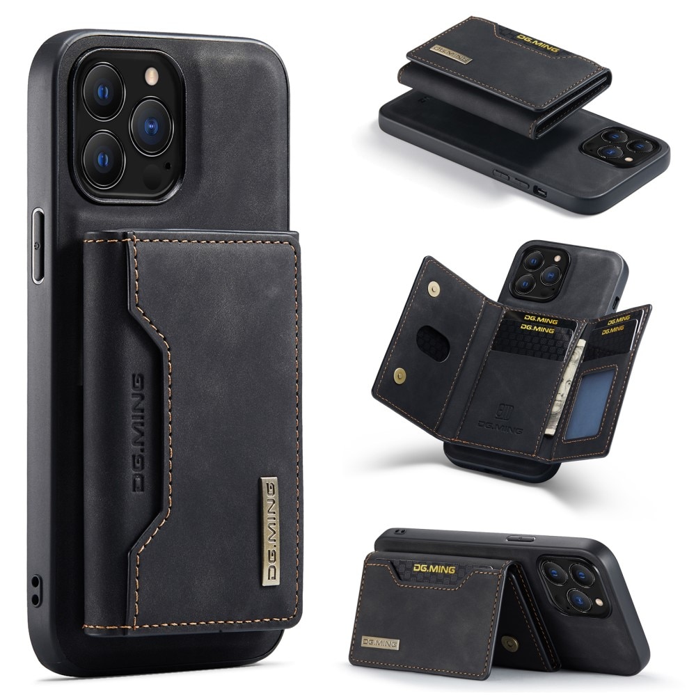 Coque Magnetic Card Slot iPhone 16 Pro, Black