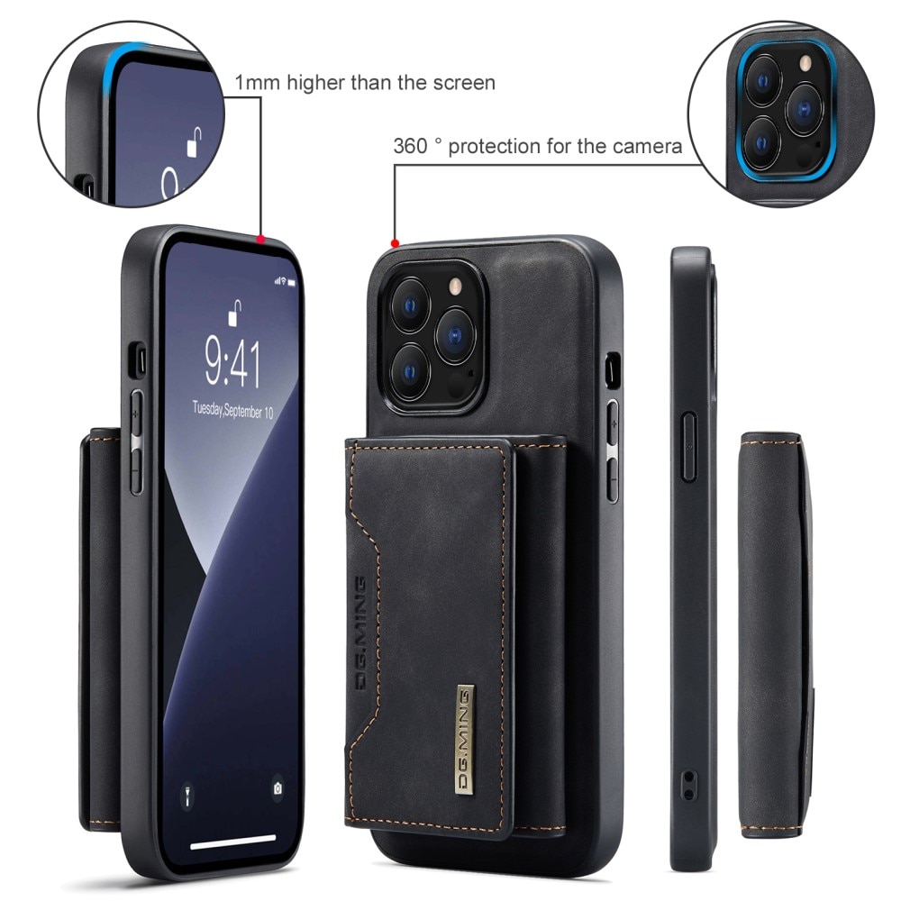 Coque Magnetic Card Slot iPhone 16 Pro, Black