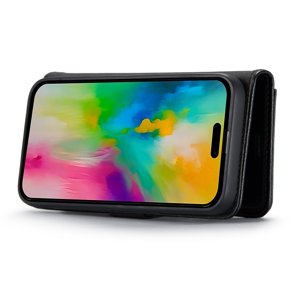 Étui portefeuille Magnet Wallet iPhone 16 Pro, Black