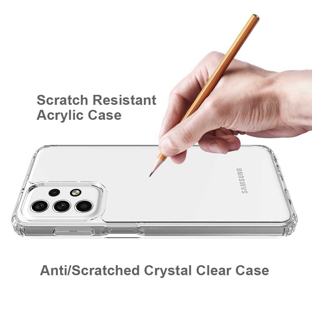 Coque hybride Crystal Hybrid pour Samsung Galaxy A23, transparent