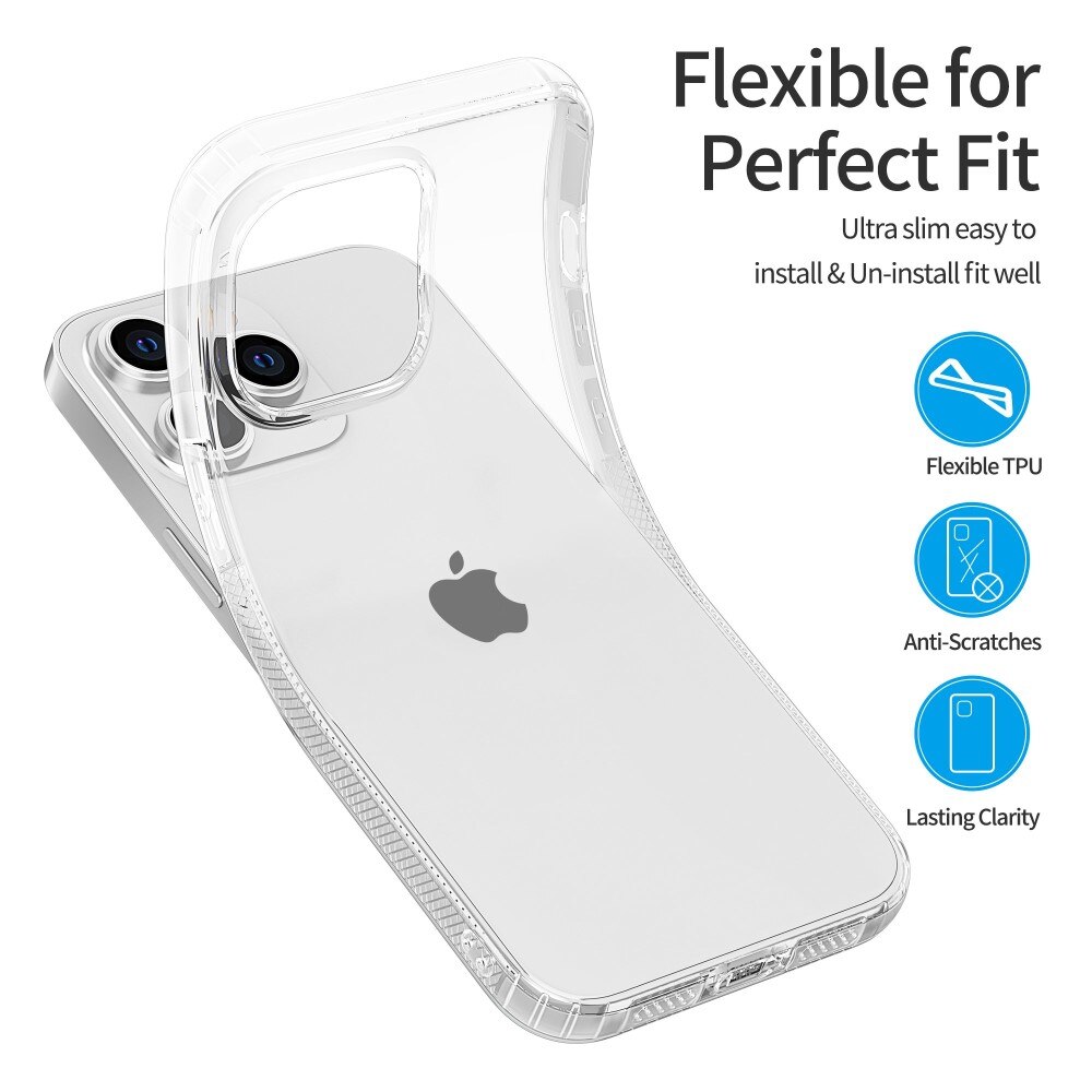 Coque TPU Case iPhone 14 Pro Transparent