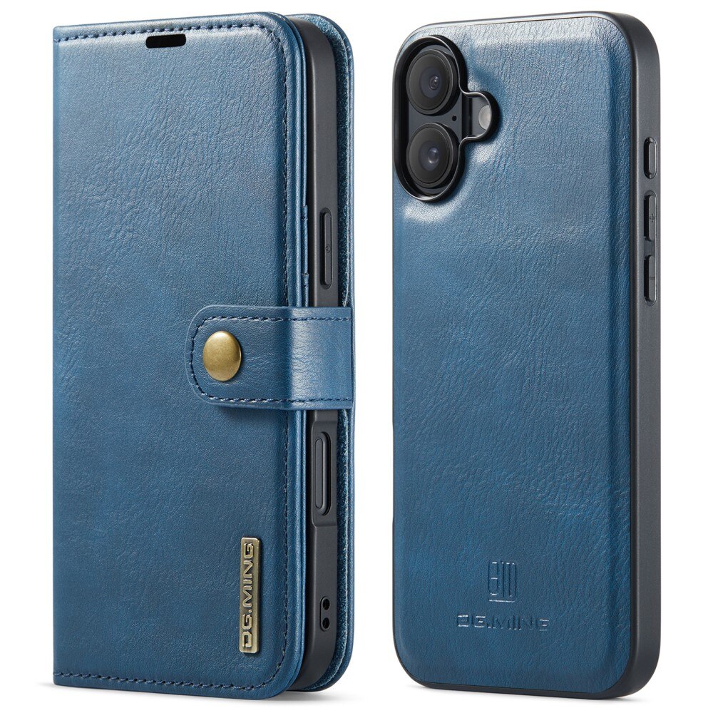Étui portefeuille Magnet Wallet iPhone 16, Blue