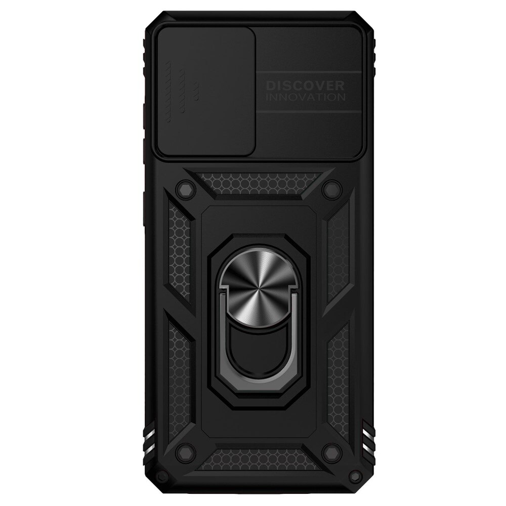 Coque Hybride Ring avec Protège Caméra Samsung Galaxy S20, Noir