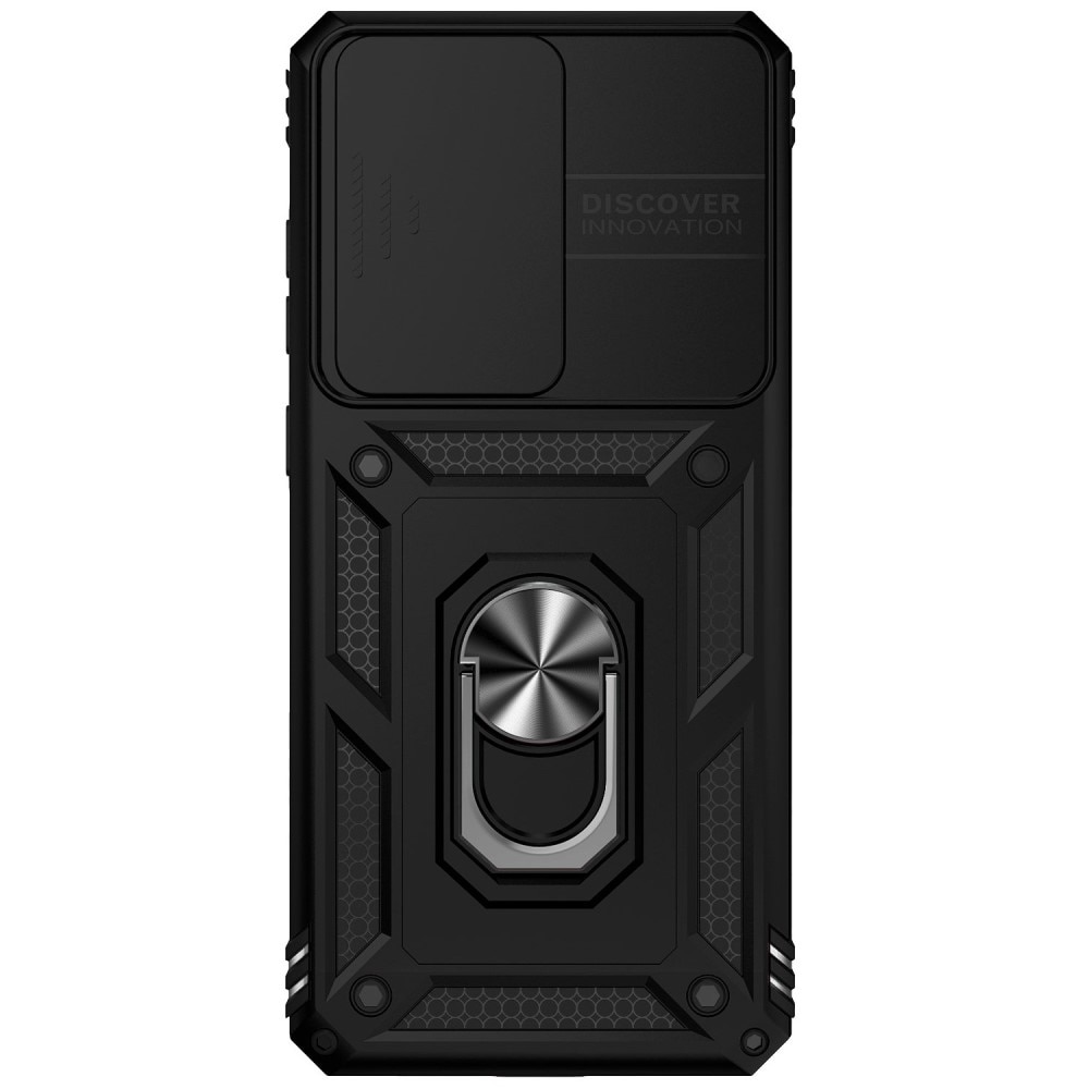 Coque Hybride Ring avec Protège Caméra Samsung Galaxy S20 Ultra, Noir