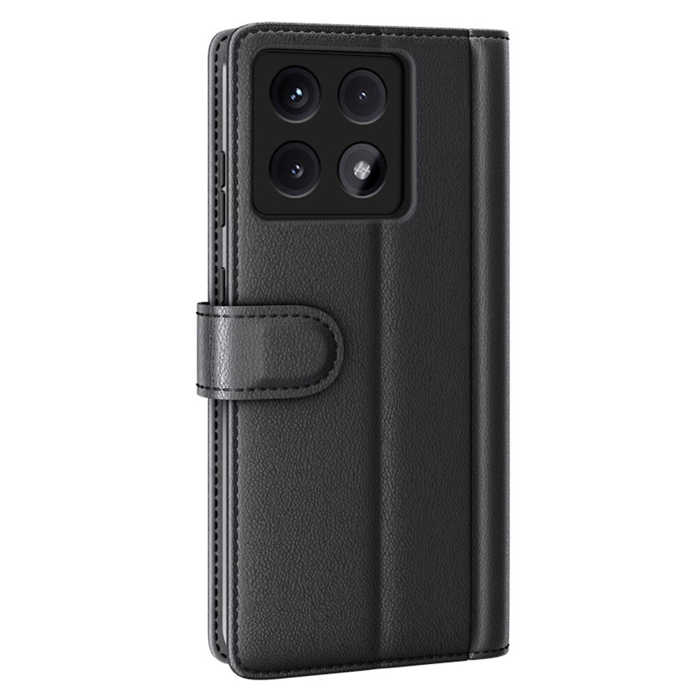 Étui en cuir veritable Xiaomi 14T, Noir