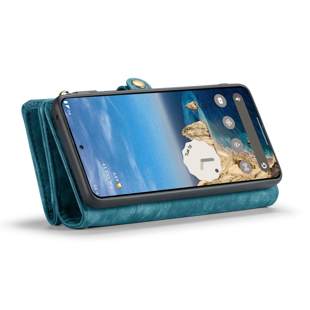 Étui portefeuille multi-cartes Google Pixel 9 Pro XL, Bleu