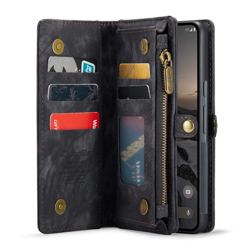 Étui portefeuille multi-cartes Google Pixel 9 Pro XL, Gris