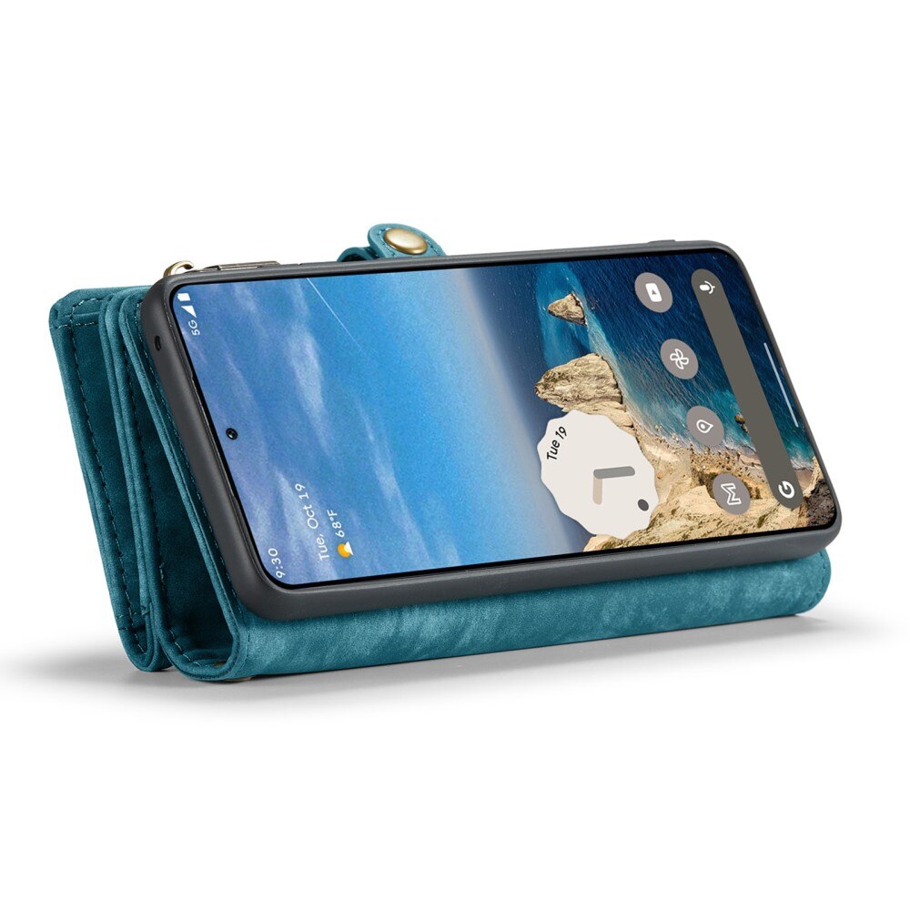 Étui portefeuille multi-cartes Google Pixel 9, Bleu