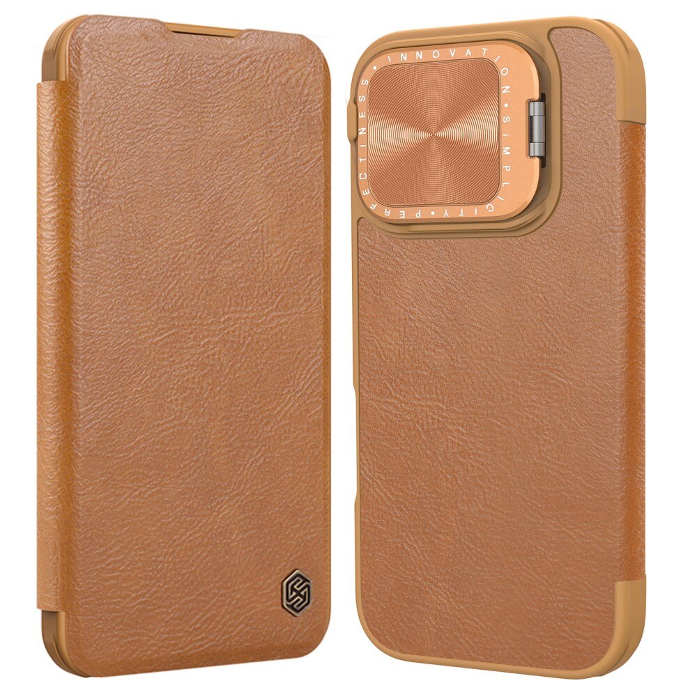 Etui Qin Prop iPhone 16 Pro Max, marron