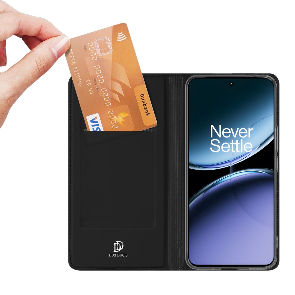 Étui portefeuille Skin Pro Series  OnePlus Nord 4, Noir