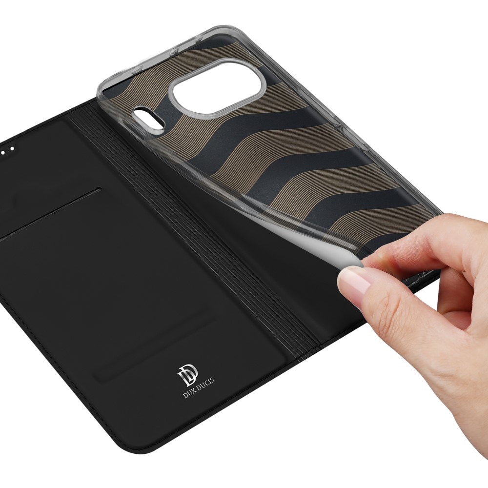 Étui portefeuille Skin Pro Series  OnePlus Nord 4, Noir