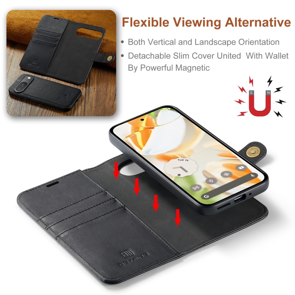 Étui portefeuille Magnet Wallet Google Pixel 9 Pro, Black