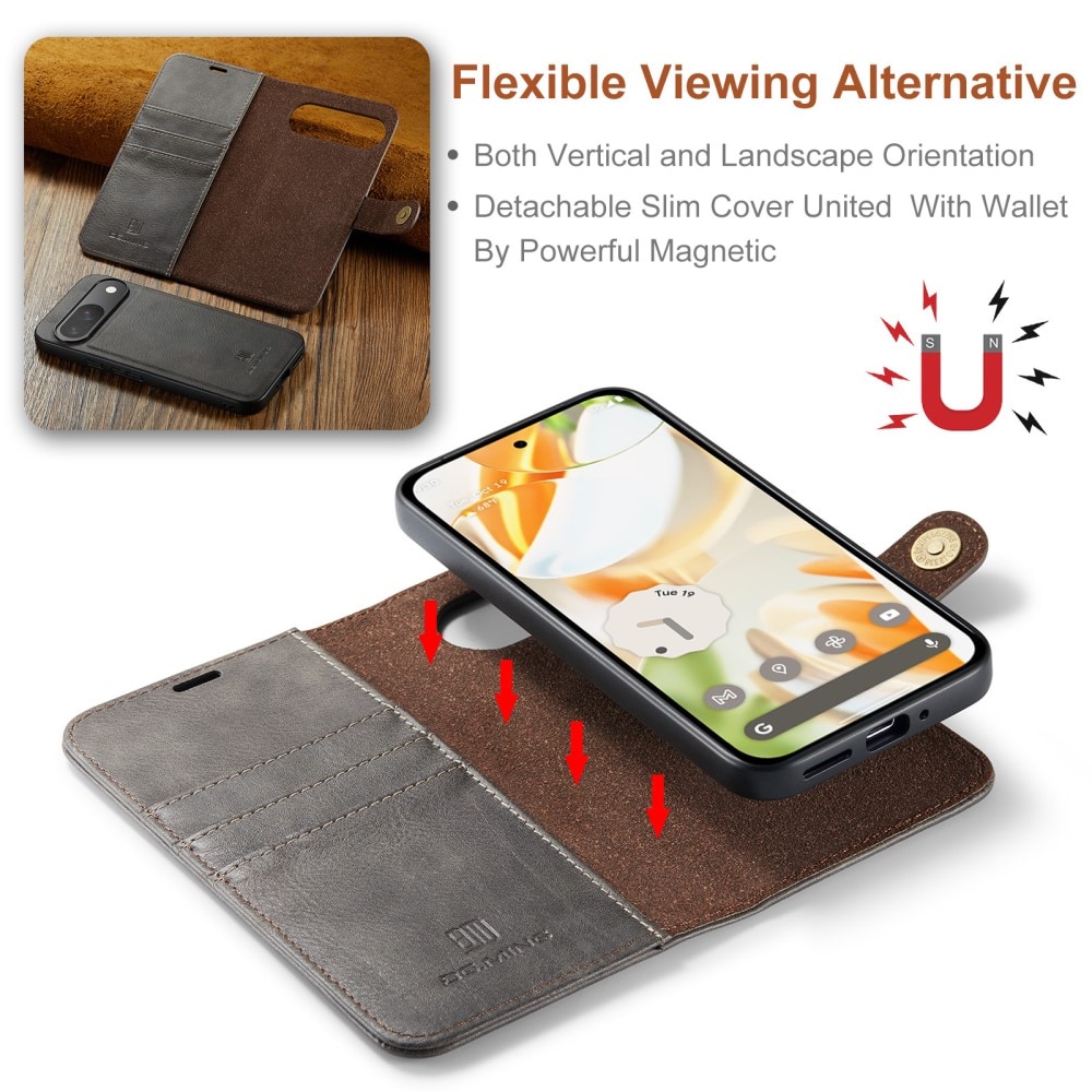 Étui portefeuille Magnet Wallet Google Pixel 9 Pro, Brown
