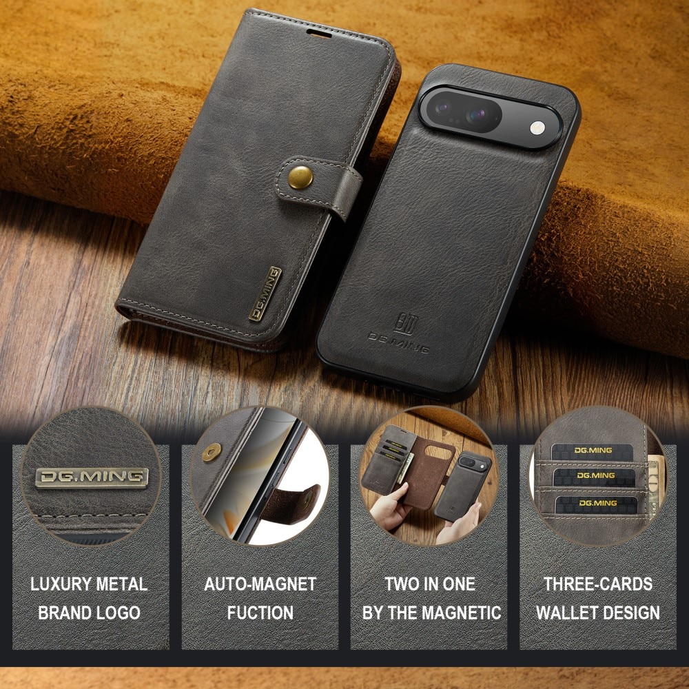 Étui portefeuille Magnet Wallet Google Pixel 9 Pro, Brown