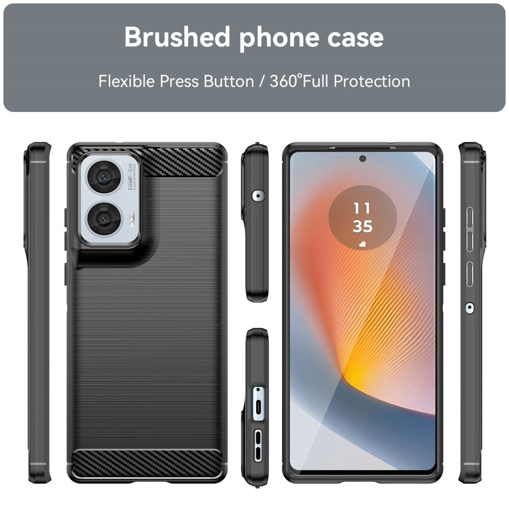 Coque TPU Brushed Motorola Moto G85, [FÄRG}