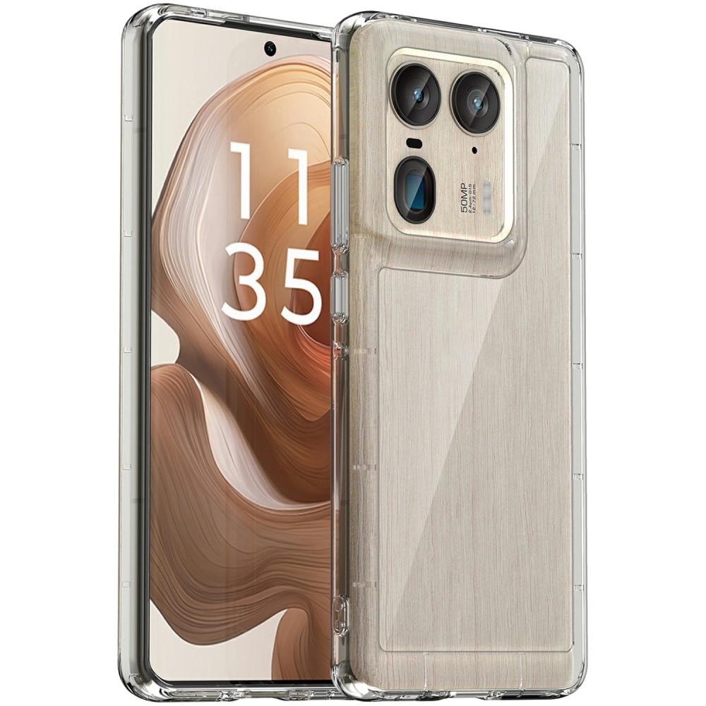 Coque hybride pour Motorola Edge 50 Ultra, transparent