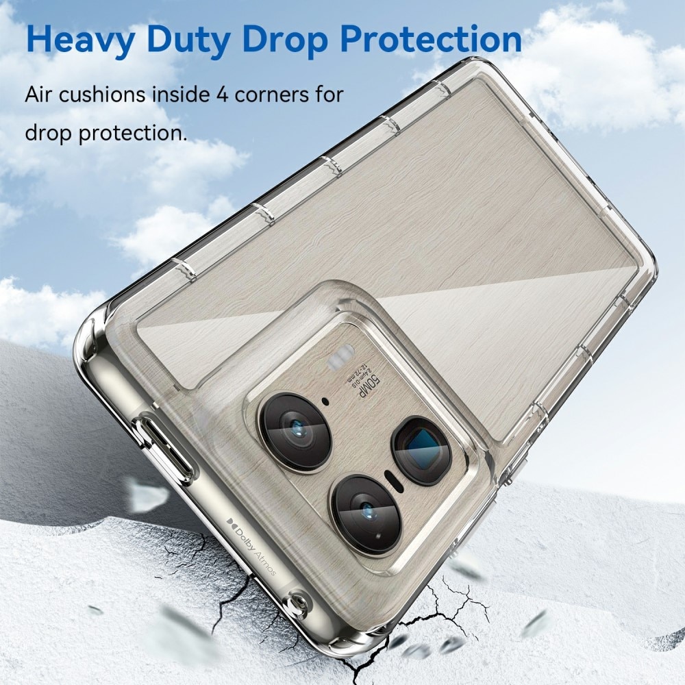 Coque hybride pour Motorola Edge 50 Ultra, transparent