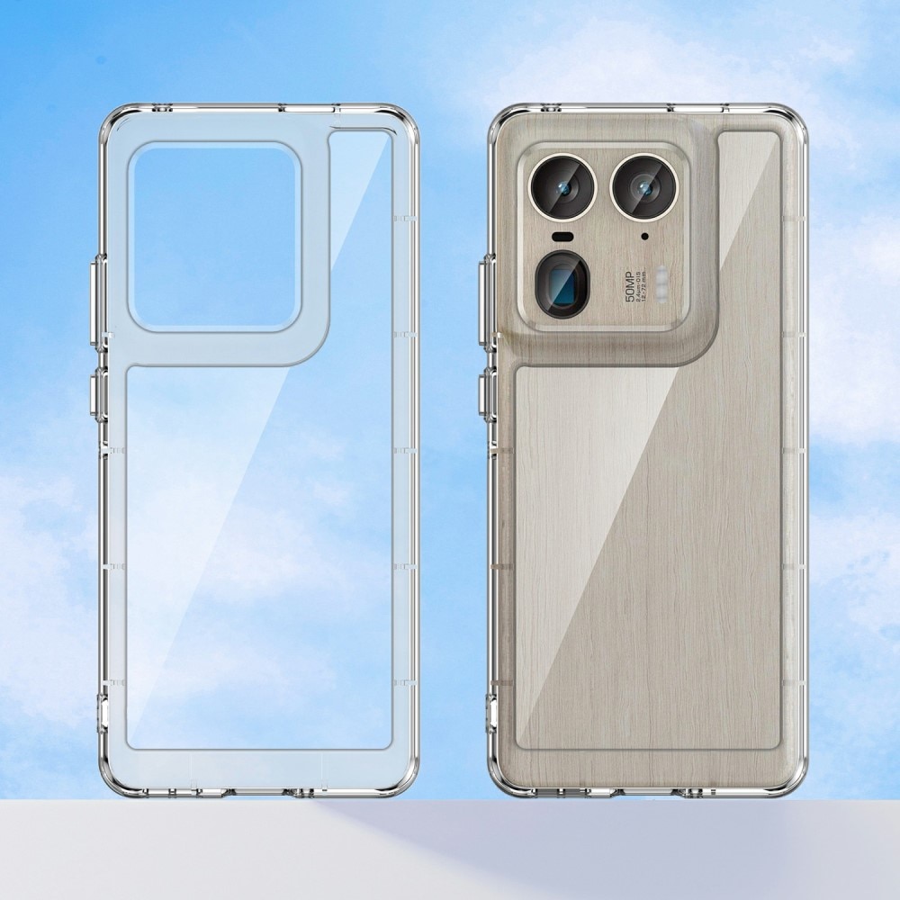 Coque hybride pour Motorola Edge 50 Ultra, transparent