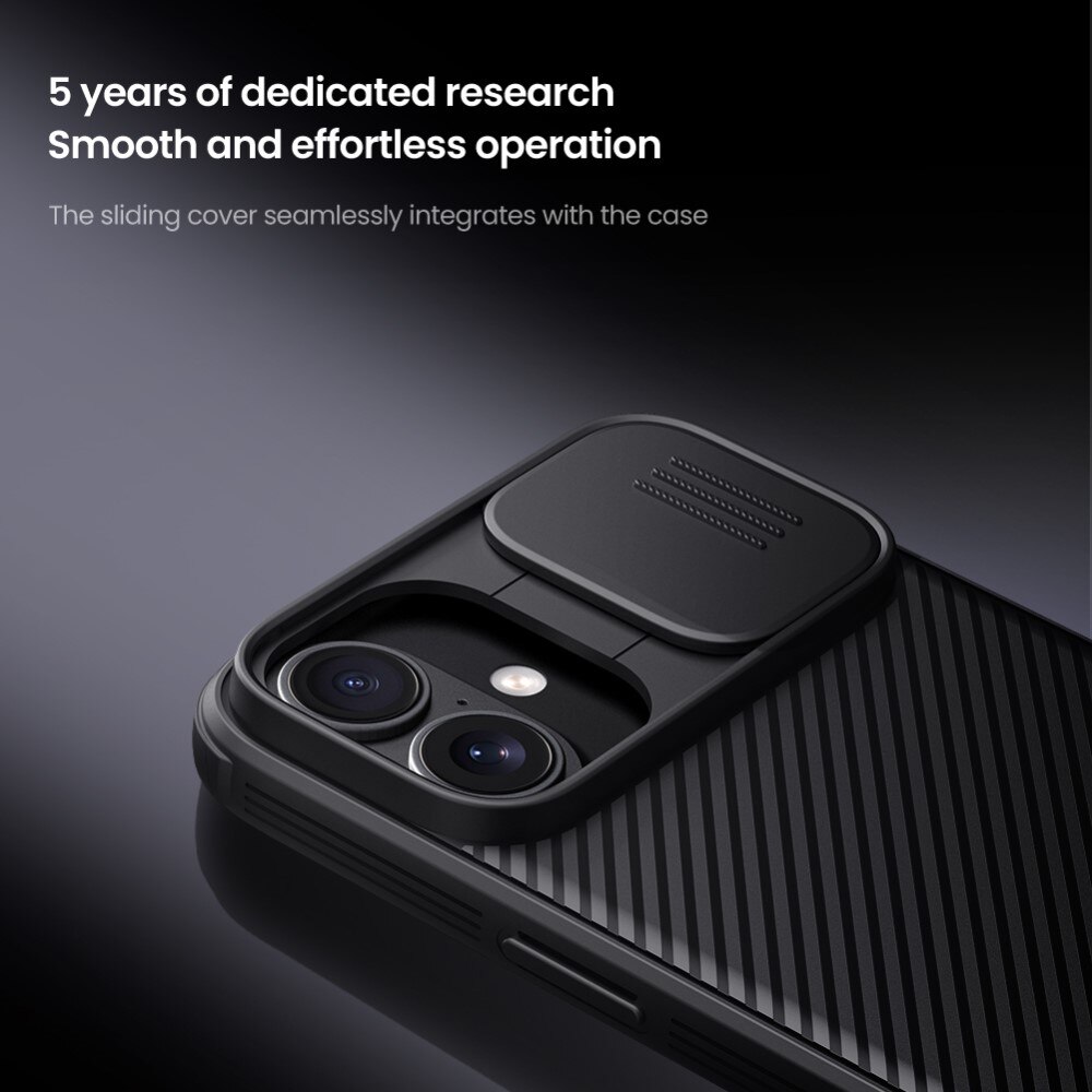 Coque CamShield iPhone 16, Noir