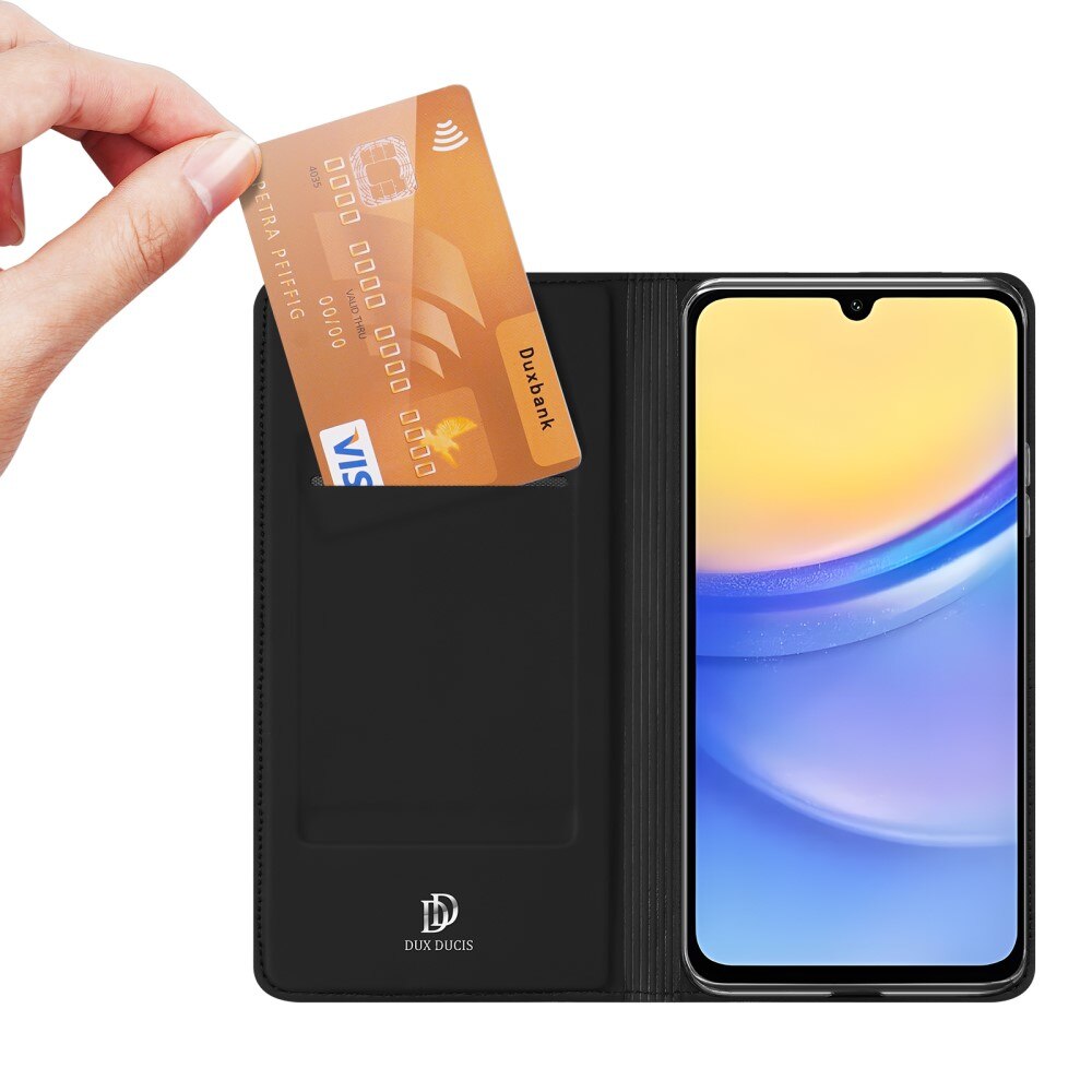 Étui portefeuille Skin Pro Series Samsung Galaxy A16, Noir