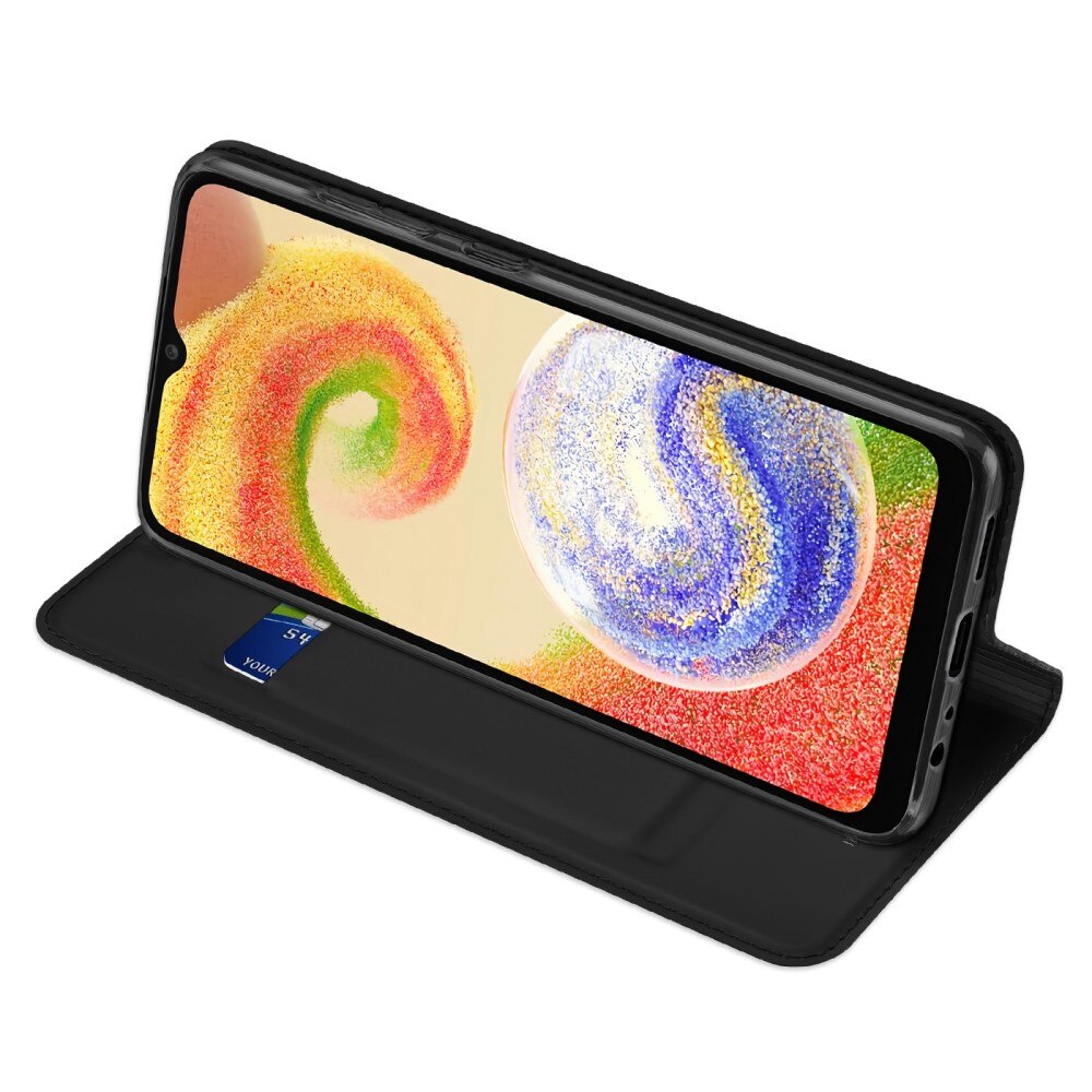 Étui portefeuille Skin Pro Series Samsung Galaxy A04, Noir