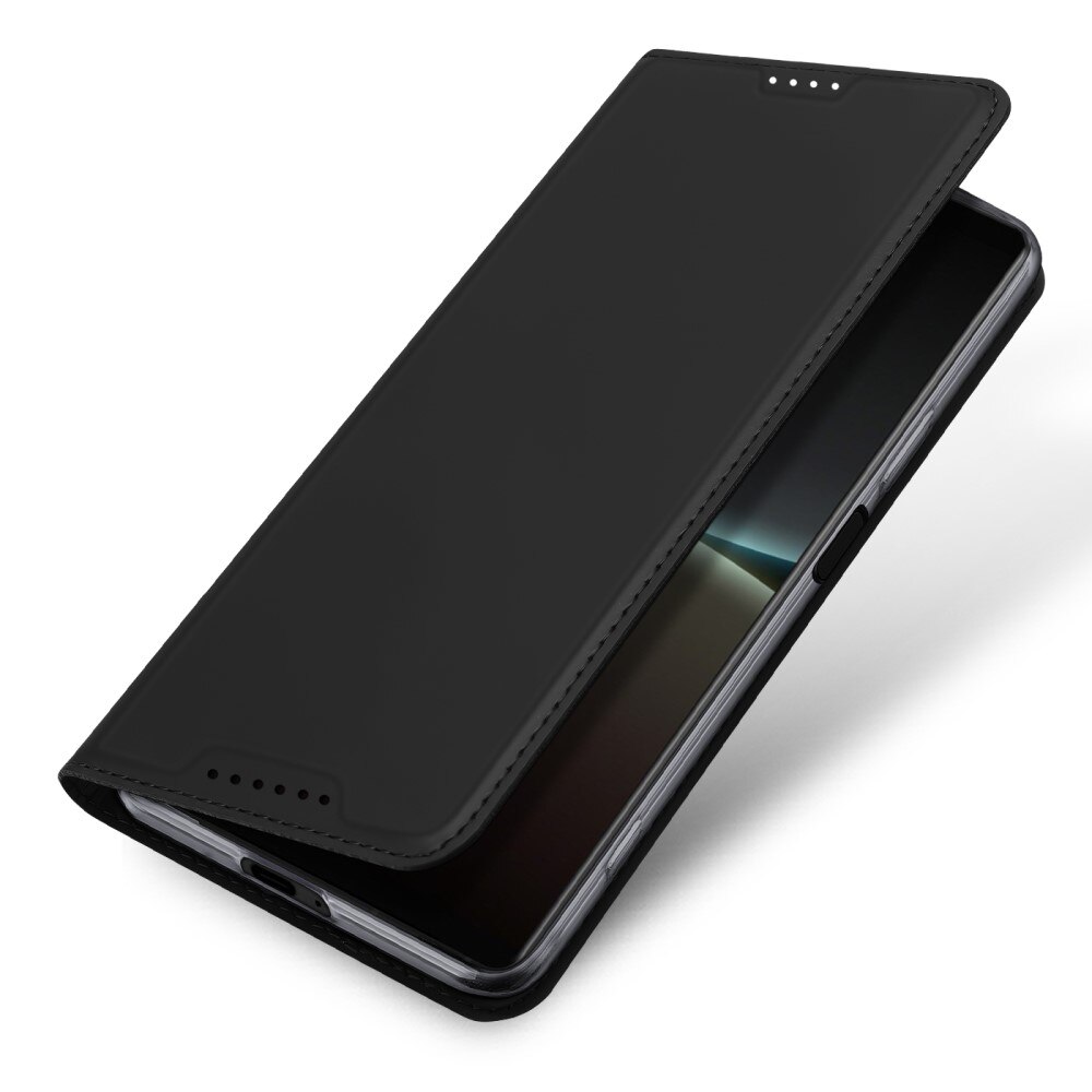 Étui portefeuille Skin Pro Series Sony Xperia 5 IV, Noir