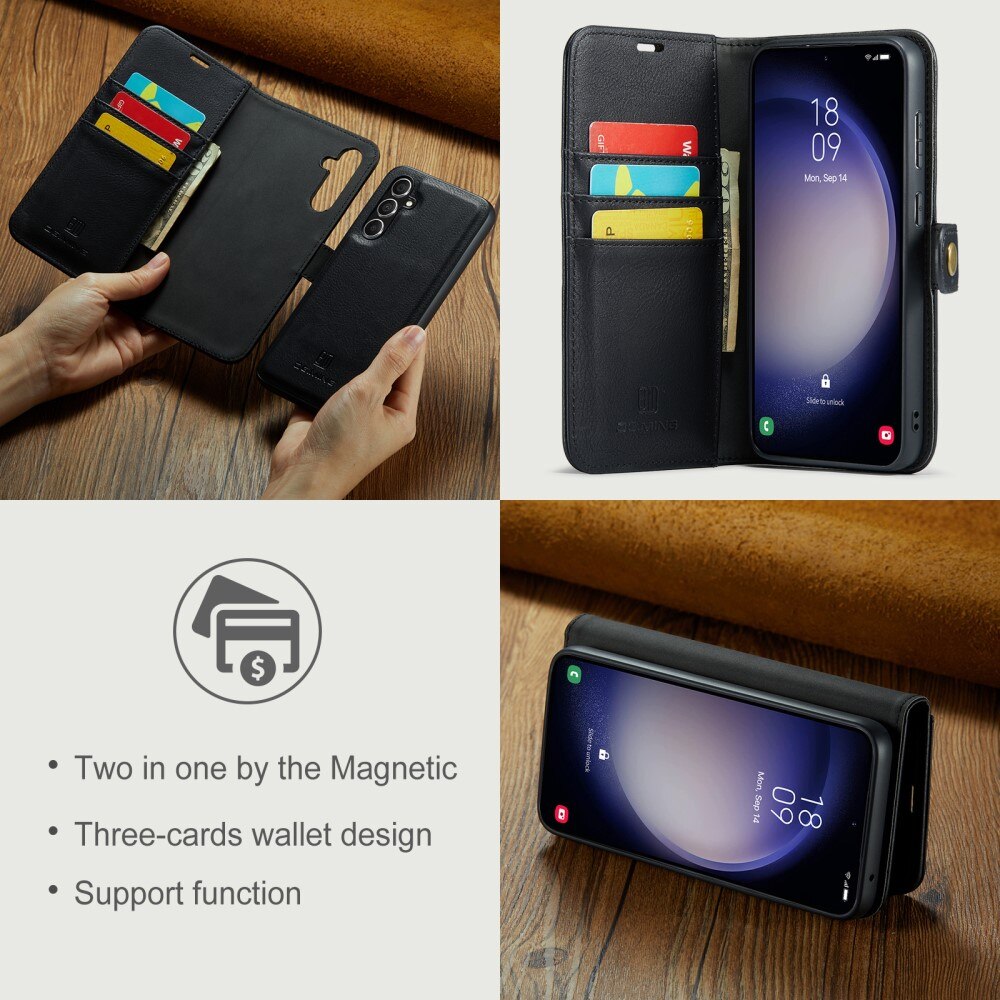 Étui portefeuille Magnet Wallet Samsung Galaxy S24 FE, Black