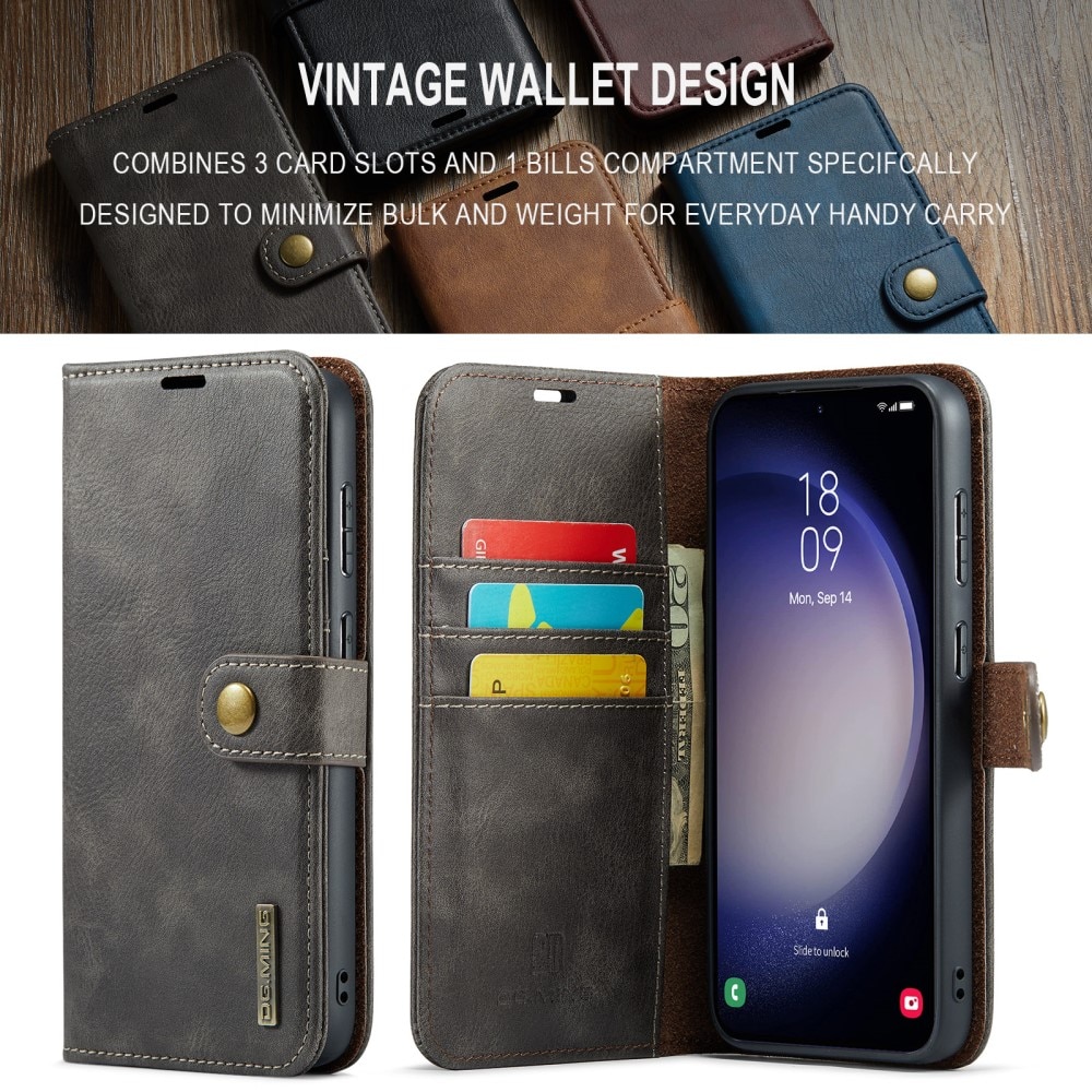 Étui portefeuille Magnet Wallet Samsung Galaxy S24 FE, Brown