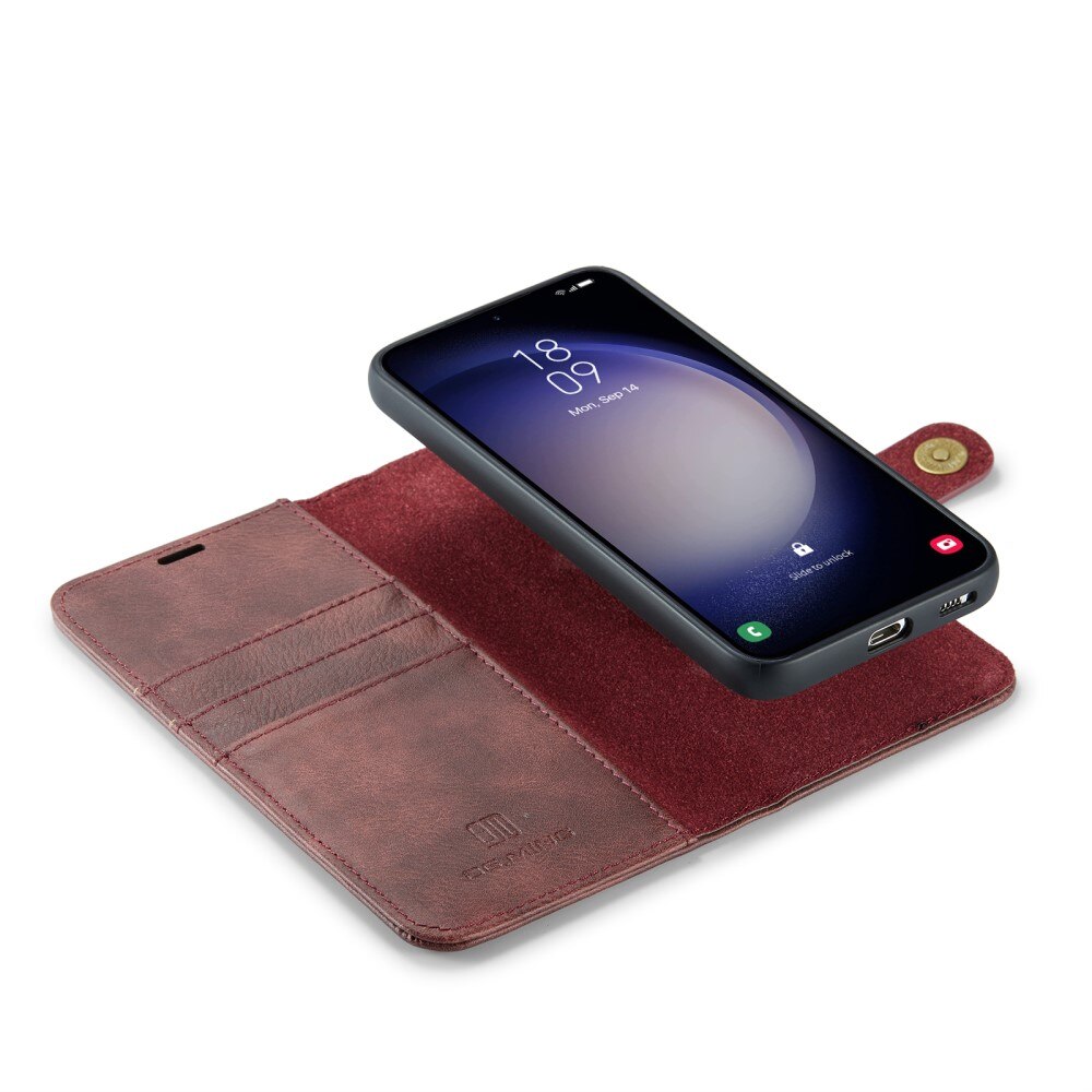 Étui portefeuille Magnet Wallet Samsung Galaxy S24 FE, Red