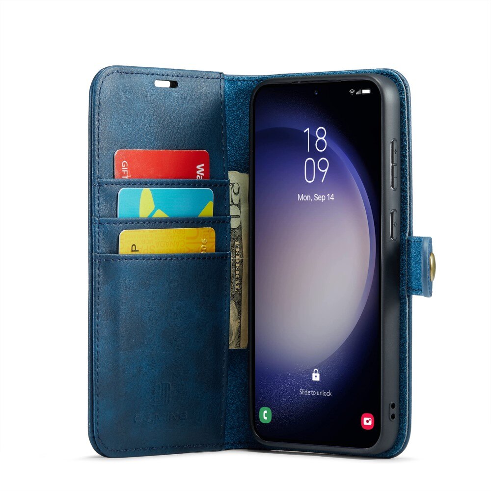 Étui portefeuille Magnet Wallet Samsung Galaxy S24 FE, Blue