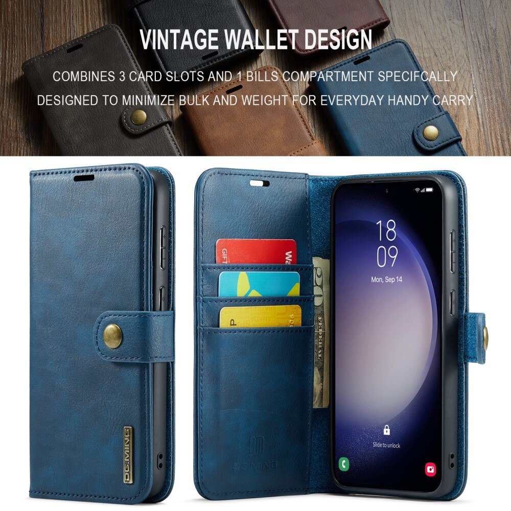 Étui portefeuille Magnet Wallet Samsung Galaxy S24 FE, Blue