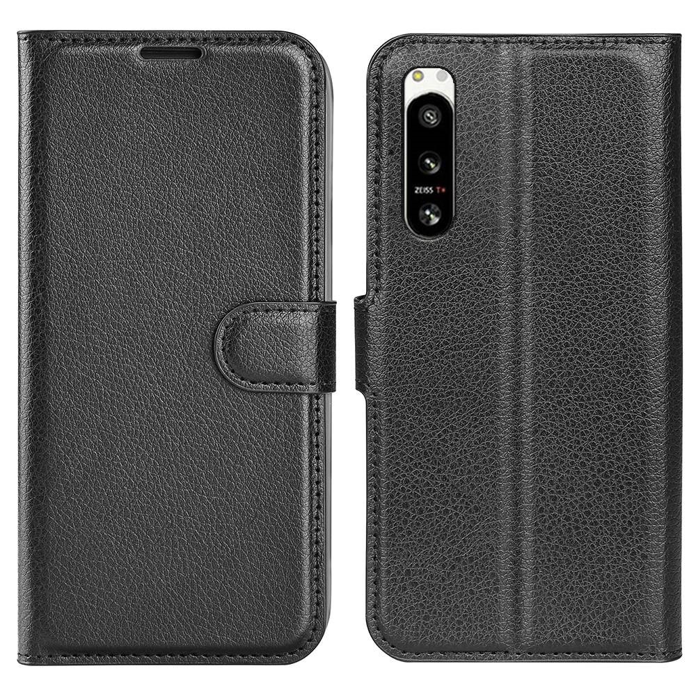 Coque portefeuille Sony Xperia 5 IV, Noir