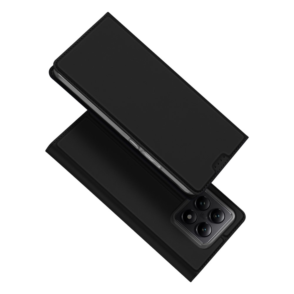 Étui portefeuille Skin Pro Series Xiaomi 14T, Noir
