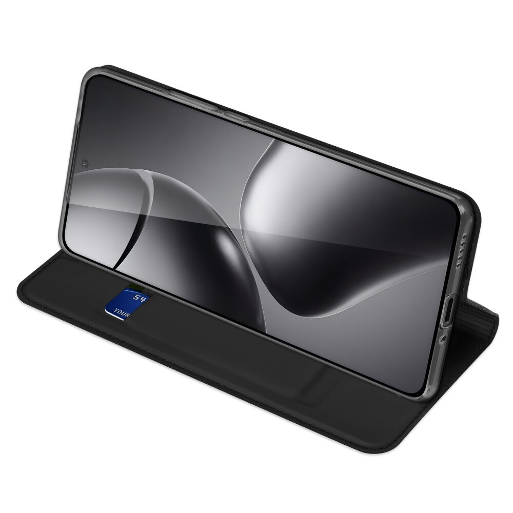 Étui portefeuille Skin Pro Series Xiaomi 14T Pro, Noir