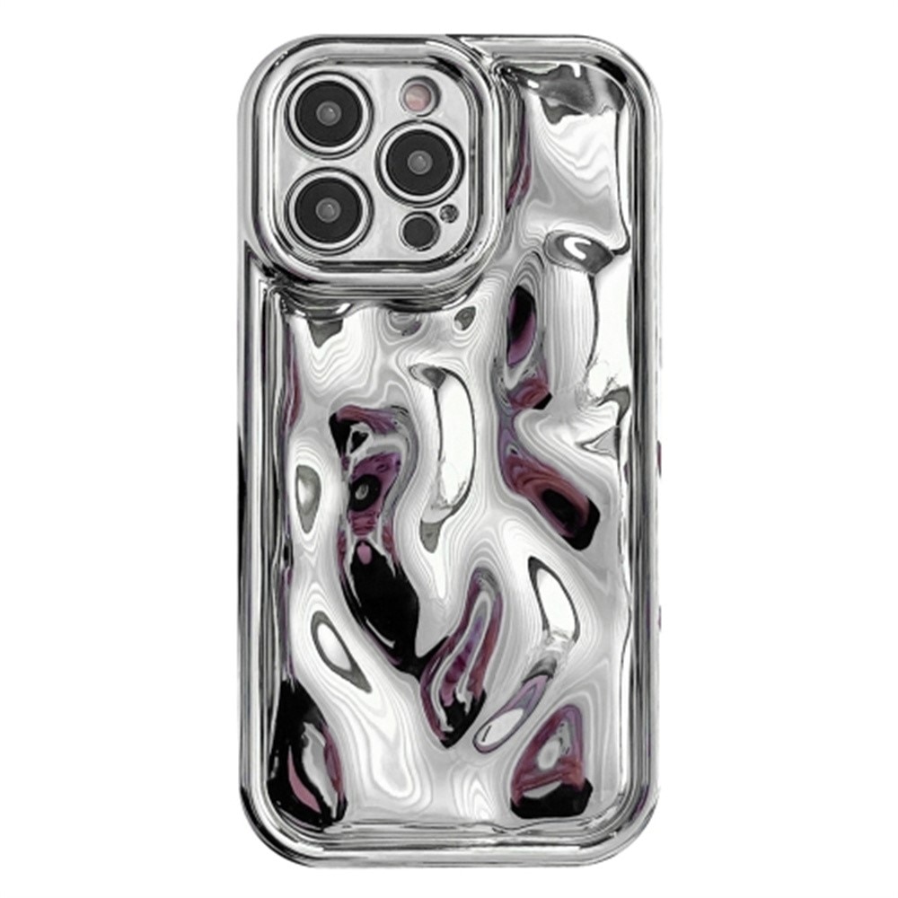 Coque TPU Wavy iPhone 16 Pro, argent