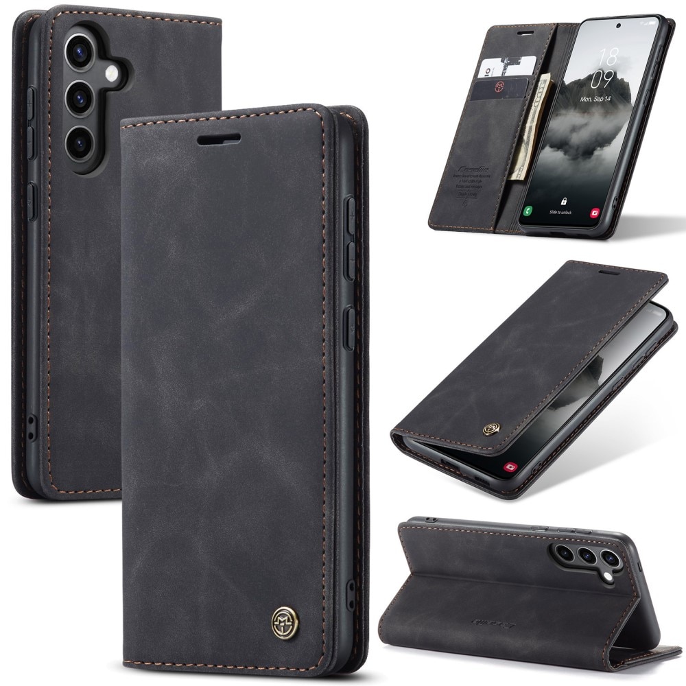 Étui portefeuille mince Samsung Galaxy S24 FE, Noir