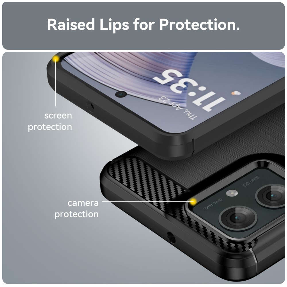 Coque TPU Brushed Motorola Moto G55, [FÄRG}