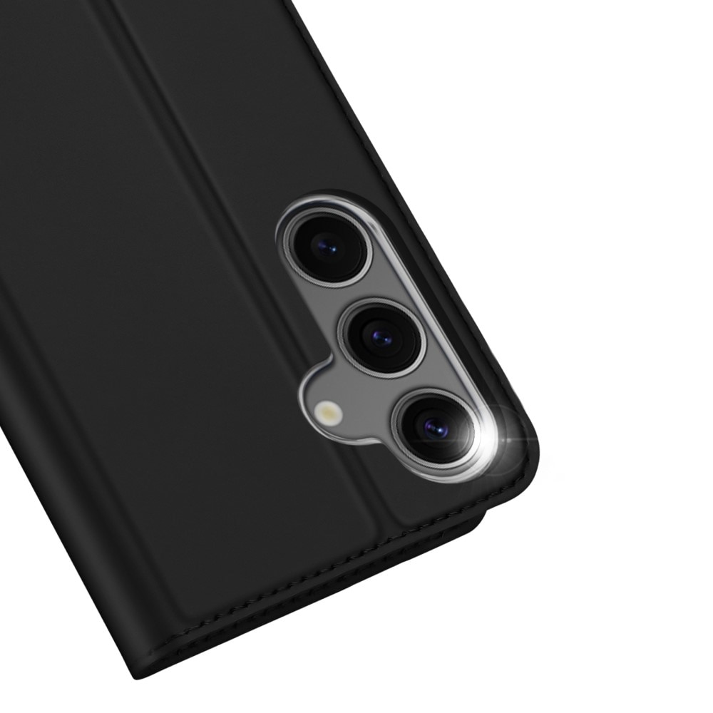 Étui portefeuille Skin Pro Series Samsung Galaxy S25, Noir