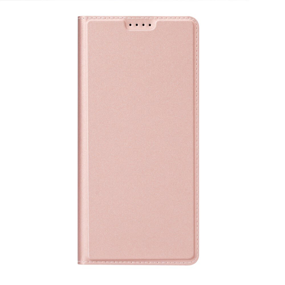 Étui portefeuille Skin Pro Series Samsung Galaxy S25, Or rose