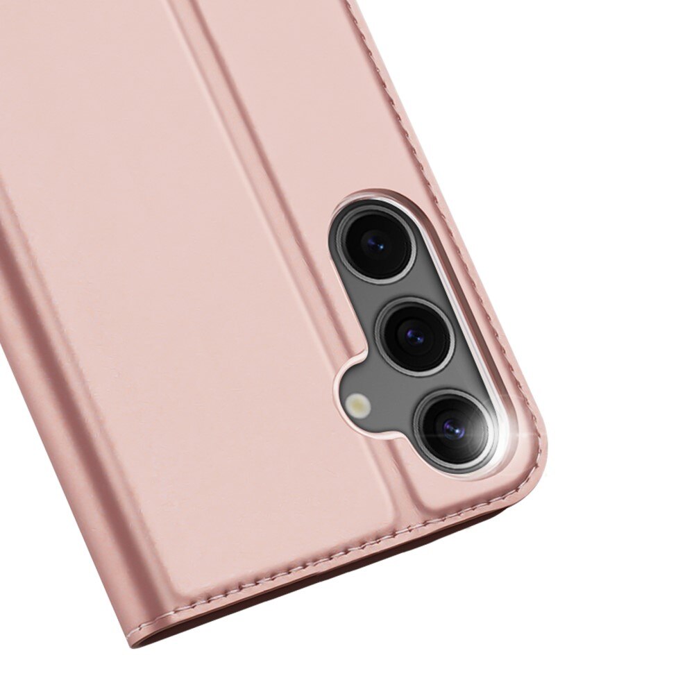 Étui portefeuille Skin Pro Series Samsung Galaxy S25 Plus, Or rose