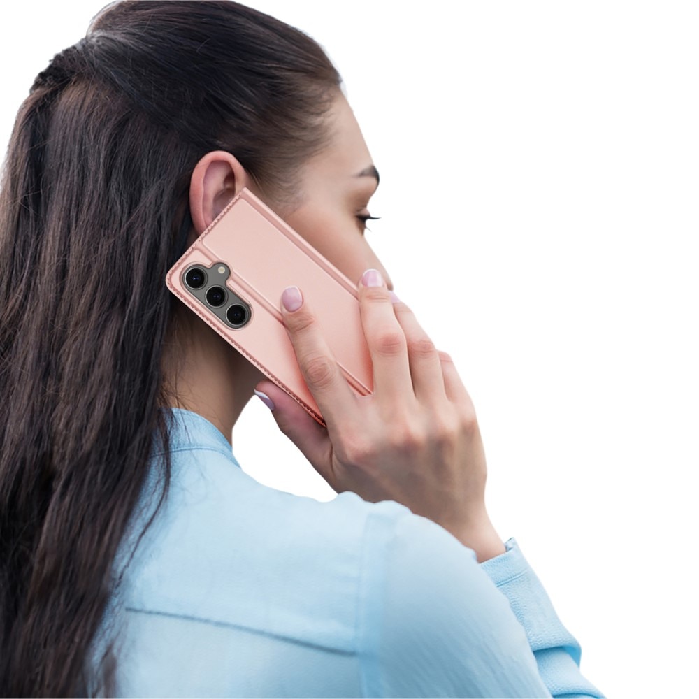 Étui portefeuille Skin Pro Series Samsung Galaxy S25 Plus, Or rose