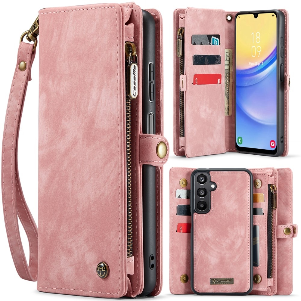 Étui portefeuille multi-cartes Samsung Galaxy A16, Rose