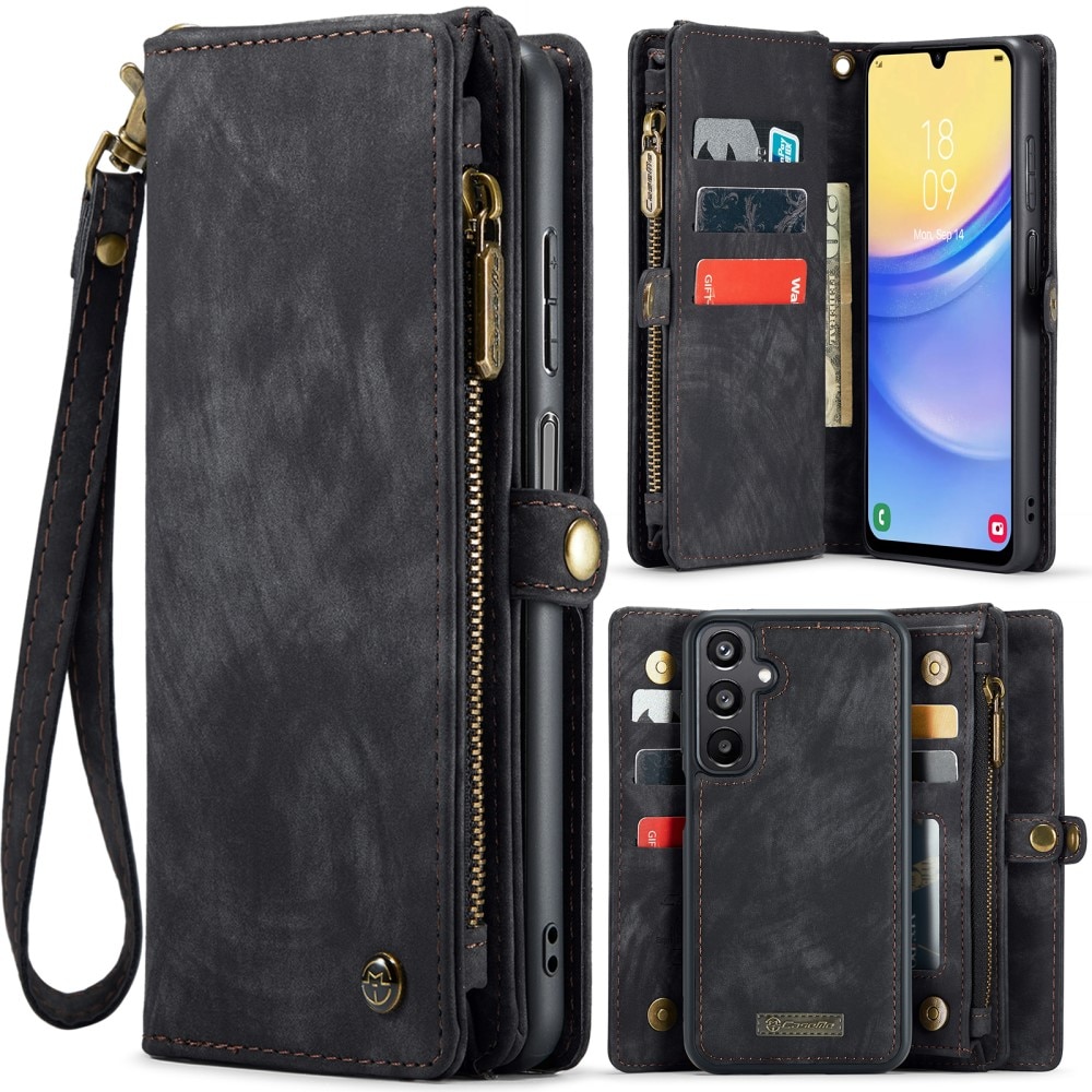 Étui portefeuille multi-cartes Samsung Galaxy A16, Gris