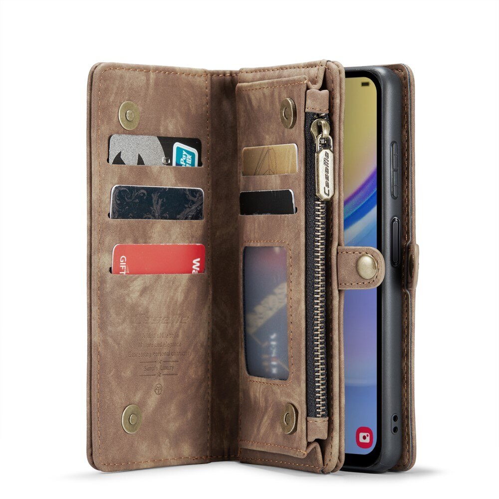 Étui portefeuille multi-cartes Samsung Galaxy A16, Marron